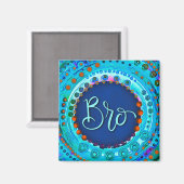 Fun Bro Moderne Blue Inspirivity Magnet (Recto/Verso)