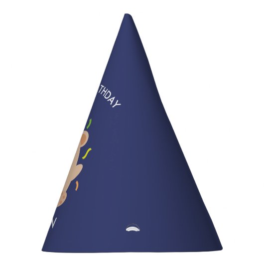 Fun Brown Beer kinderen, Birthday Feesthoedjes (Rechts)