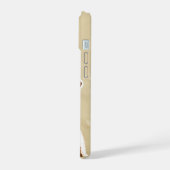 Fun Brown Koe Boerderij Animal Graphic Art iPhone 15 Hoesje (Linkerkant)