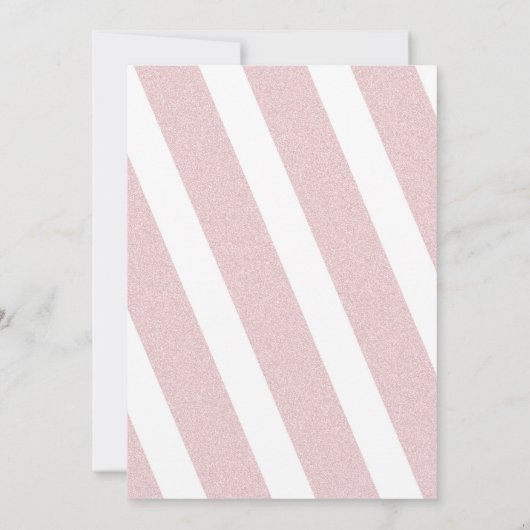 FUN BSN afstuderen nodigt zwarte roze glitter uit Kaart (Achterkant)