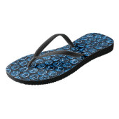 FUN Bubble Wrap Blue Teenslippers (Schuin)