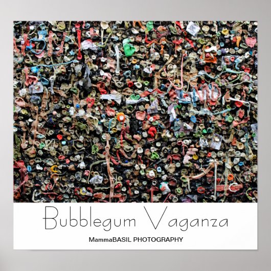 Fun Bubblegum Vaganza Poster! Poster (Voorkant)