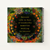 Fun Bucket List Livre Plutôt Floral Inspiration (Dos)
