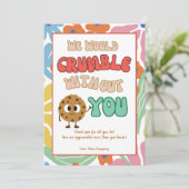 Fun Business Team Employé Carte de remerciements (Debout devant)