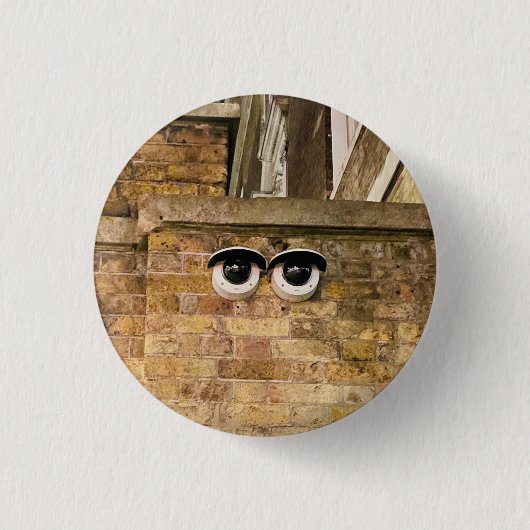 Fun Button, Engeland Button, 10 Downing street Ronde Button 3,2 Cm (Voorkant)