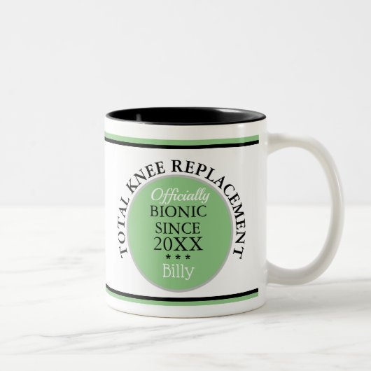 Fun cadeau~ Bionic Knee Remplacement Mug (Droit)
