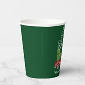 Fun Calligraphy  Truck Green Papieren Bekers (Rechts)
