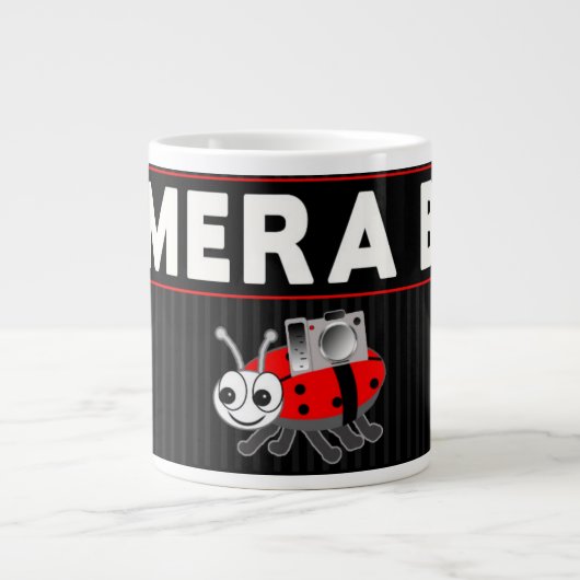 FUN CAMERA BUG JUMBO 20 OZ. MUG CAFÉ/SOUPE (Devant)