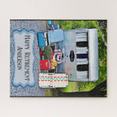 Fun  Camper Trailer Happy Retirement Legpuzzel (Horizontaal)