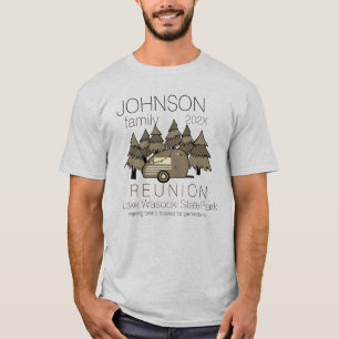 Fun Camping Family Reunion T-shirt