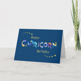Fun CAPRICORN Zodiac Geboorteteken Verjaardag Groe Kaart