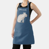 Fun Capybara gepersonaliseerd Schort (Insitu)