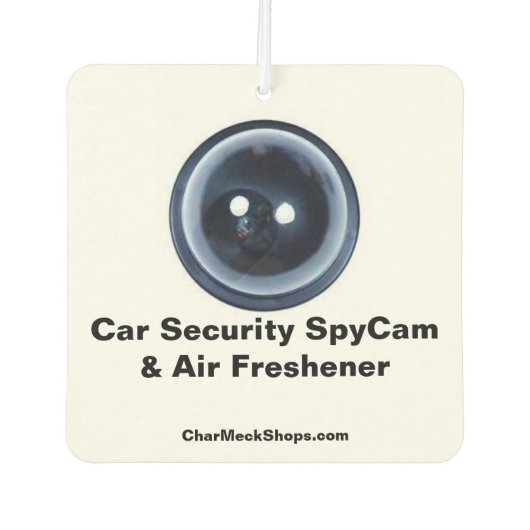 Fun Car Security Spy Cam & Air Freshener Luchtverfrisser (Voorkant)