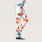 Fun Carnaval : Legging imprimé Popcorn & Ticket (Droite)