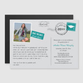 Fun Carte Postale Style Graduation Party Invitatio (Devant / Derrière)