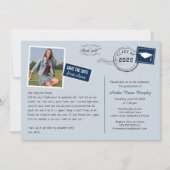 Fun Carte Postale Style Graduation Party Invitatio (Devant)