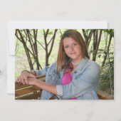 Fun Carte Postale Style Graduation Party Invitatio (Dos)