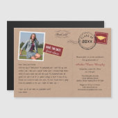 Fun Carte Postale Style Graduation Party Invitatio (Devant / Derrière)