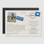 Fun Carte Postale Style Graduation Party Invitatio (Devant / Derrière)