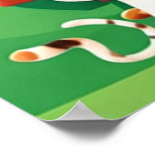 Fun cartoon afbeelding Messi Poster (Hoek)