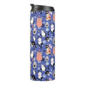 Fun Cartoon Cats Thermosbeker (Geroteerd rechts)