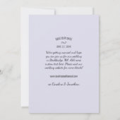 Fun Casual kalligraphy Lettering, Photo, Wedding S Save The Date (Achterkant)