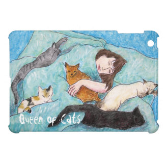 Fun Cat Cartoon iPad mini-cases iPad Mini Hoesje