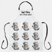 Fun Cat Chef Tout-En-Tout Imprimer Tablier (Recto)