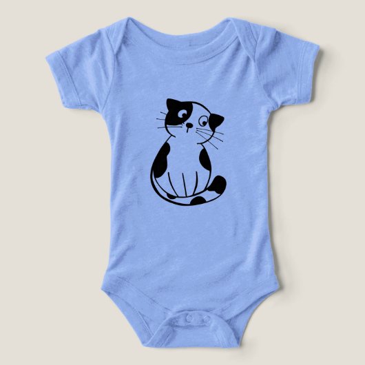 Fun Cat Graphic Infant Tee for Tiny Explorers (Design voorkant)