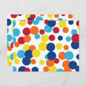 Fun Celebration Anniversaire Fête Invitations (Devant / Derrière)