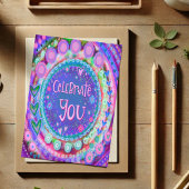 Fun Célébrez-Vous Anniversaire Carte Coeurs Modern