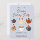 Fun Chat Personnalisé Anniversaire Fête Invitation (Devant)