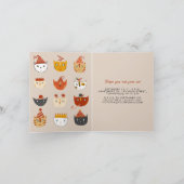 Fun Chat Personnalisé Anniversaire Fête Invitation (Intérieur)