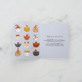 Fun Chat Personnalisé Anniversaire Fête Invitation (Intérieur)