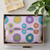 Fun cheerful kleurig ontkleurd tissuepapier roze (Geschenk)