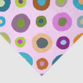 Fun cheerful kleurig ontkleurd tissuepapier roze (Detail)