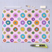 Fun cheerful kleurig ontkleurd tissuepapier roze (Craft)