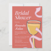Fun Cheers Bridal Douche Invitation (Devant)