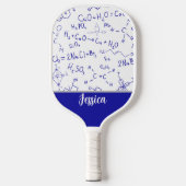 Fun Chemistry Notes Personalized Pickleball Paddle (Voorkant)
