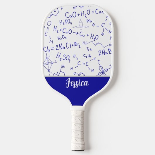 Fun Chemistry Notes Personalized Pickleball Paddle (Voorkant)