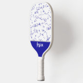 Fun Chemistry Notes Personalized Pickleball Paddle (Links)