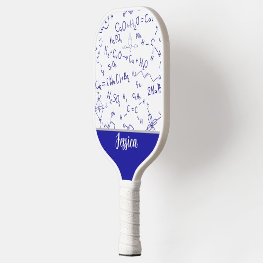 Fun Chemistry Notes Personalized Pickleball Paddle (Links)
