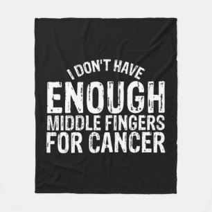 Fun Chemo Chemotherapy Battle Cancer Fleece Deken