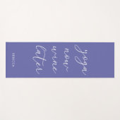 Fun Chic Paarse Yoga Wine later Yogamat (Voorkant (horizontaal))