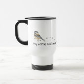 Fun Chickadee Cute Little Bird Tracks Mok (Links)