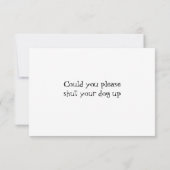 Fun Chien race Animaux de compagnie Chien Merci (Dos)