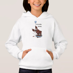 Fun Child's Hoodie, Chocolate Moose