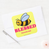 Fun Christelijk Vierkante Sticker (Envelop)