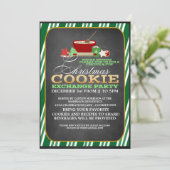 Fun Christmas Cookie Exchange Party Invitation (Debout devant)