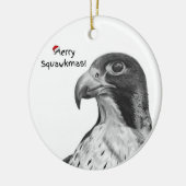Fun Christmas Falcon Ornament (Links)
